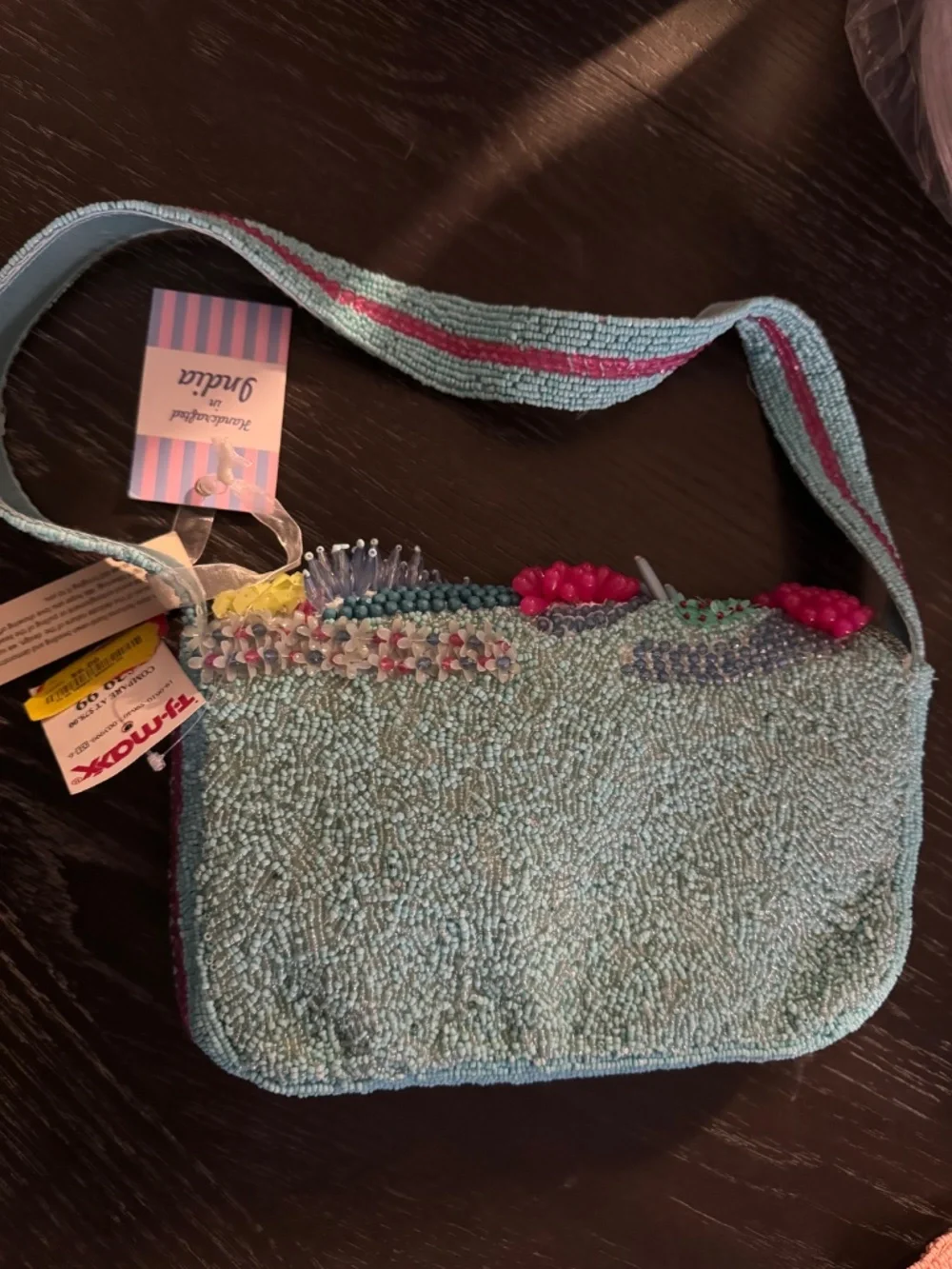 Viral Beaded Bag- Multicolor